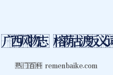广西风物志·榕荫古渡反义词是什么意思的图片
